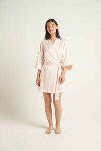 Cloud Pink Camille Wrap Gown