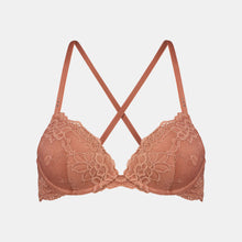 Load image into Gallery viewer, My Fit Lace Graduated Push up Plunge Bra
