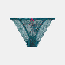 Load image into Gallery viewer, Wild Flower Mini Brief - Deep Teal / Raspberry Radiance
