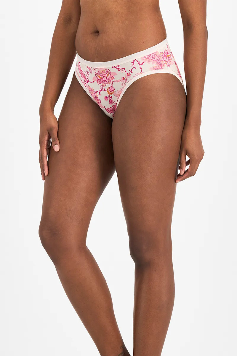 Barely There Micro Hi Cut - Paisley Romance